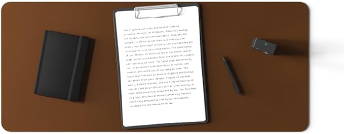 POUT TekDec Mat – Vegan Leather Desk Pad, Water-Resistant Surface, Anti-Slip - Image 4