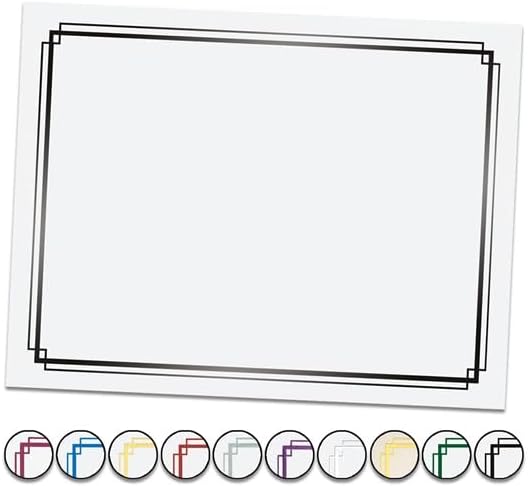 PaperDirect Foil Elegance Specialty Certificates, 50 Sheets of 38lb White Paper - Image 3
