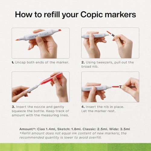 copic sketch alcohol markers, 12pc set, cool gray on a desk or shelf