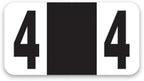 File Right Number Labels Roll – Color-Coded Numeric Filing Labels, 1-5/8" × by Unknown