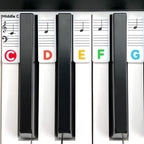 BEATBIT Piano Notes Guide for Beginner, Removable Piano Keyboard Note Labels - Image 7