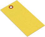 SmartSign 4.75 x 2.375 inch “Yellow” Blank Tyvek Shipping Tags