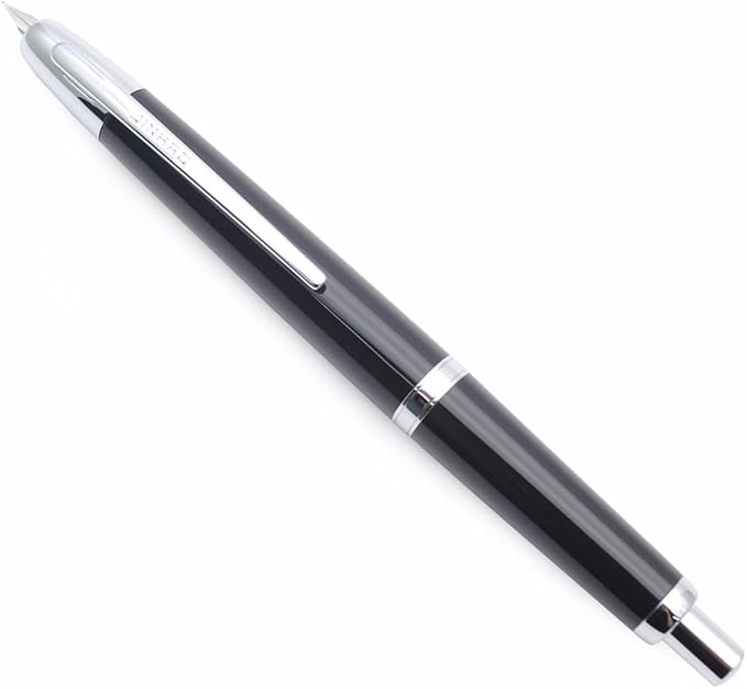 JINHAO 20 Press Fountain Pen, Retractable Capless Resin Pen by xixixiaozhu