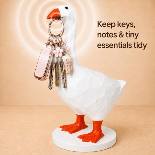 GRAPMKTG 7 Inch Mini Magnetic Desk Goose, Desktop Statue