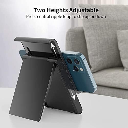 SAIJI Adjustable Tablet Stand Holder Portable Foldable Desktop Stand Dock - Image 3