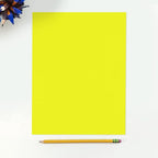 LUXPaper 8.5" x 11" Paper | Letter Size | Citrus Yellow | 80lb. Text | 50 Qty - Image 3