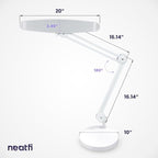 Neatfi XL 2, 200 Lumens LED Task Lamp, 4 Level Brightness, Desk Light - Image 8