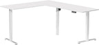 VIVO Electric Corner 75 x 63 inch L-Shaped Standing Desk, Memory Height - Image 9
