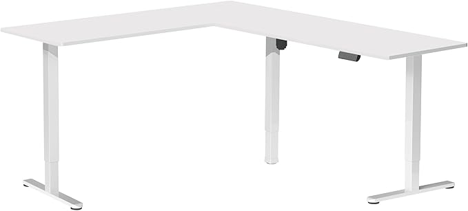 VIVO Electric Corner 75 x 63 inch L-Shaped Standing Desk, Memory Height - Image 9