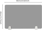 4PCS Desk Dividers Office Partitions, Privacy Desk Panel Protective, Acrylic - Image 5