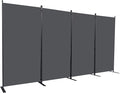 CHOSENM Room Divider, 4 Panel Folding Privacy Screens by CHOSENM
