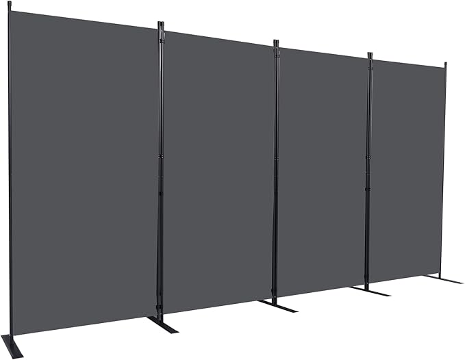 CHOSENM Room Divider, 4 Panel Folding Privacy Screens by CHOSENM
