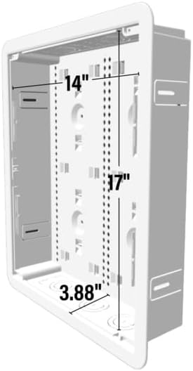 Legrand - OnQ Cable Management, In-Wall Media Box, Dual Purpose Structured Wi...