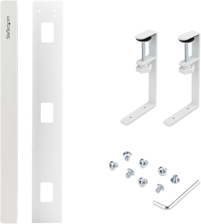 StarTech.com Under Desk Cable Management Tray, Length Adjustable, Clamp-On - Image 8