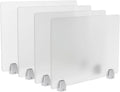 tonchean 4PCS Desk Dividers Office Partitions, Privacy Desk Panel Protective