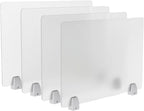 tonchean 4PCS Desk Dividers Office Partitions, Privacy Desk Panel Protective by tonchean