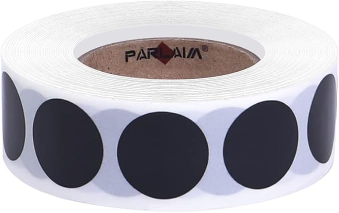 PARLAIM 3/4 Inch Round Permanent Adhesive Color-Code Dot Stickers, 1000 - Image 2