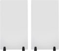 2 Packs Dual Frosted Plexiglass Desk Privacy Panels, 30 x 18 Inch Acrylic by Unknown