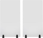 2pcs Acrylic Free Standing Screen, Frosted Clear Acrylic Divider, Dividers - Image 4