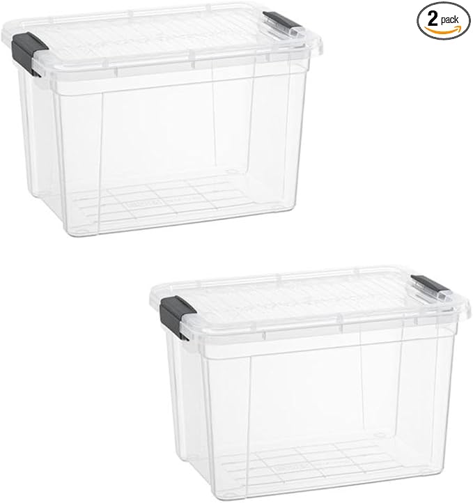 Superio Clear Storage Boxes by Superio
