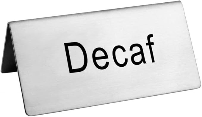 New Star Foodservice Stainless Steel Table Tent Sign by NewStarFoodservice