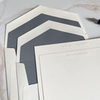 Personalized Embossed Flat Note Cards Set – Custom Blind Embossed Stationery - Image 4