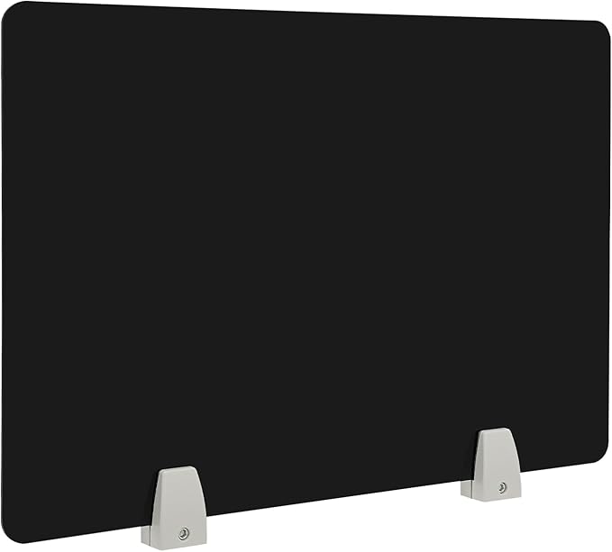 4 Pcs Desk Divider Privacy Panel, 23.6”L X15.8”W Frosted Acrylic Desk Privacy by Unknown