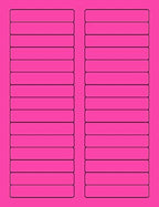 8-1/2 x 11" Neon Color High Light Fluorescent Labels by NextDayLabels