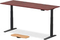 UPLIFTDESK V3 2-Leg Cherry Laminate Wood Standing Desk – Adjustable Height by UPLIFTDESK