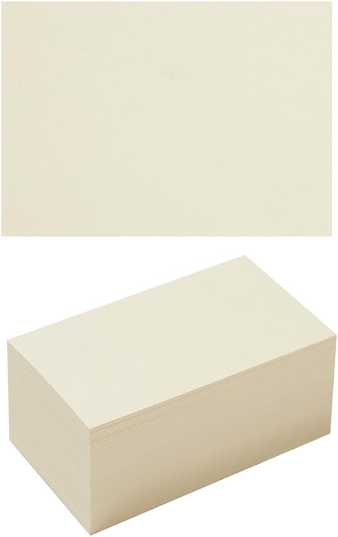 50 Sheets Blank Cardstock Paper 250 GSM Thick Heavy Cards Stock by Topeen