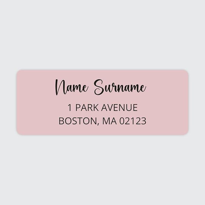 Dotty about Paper Personalized Blush Pink Colorblock by DottyAboutPaper