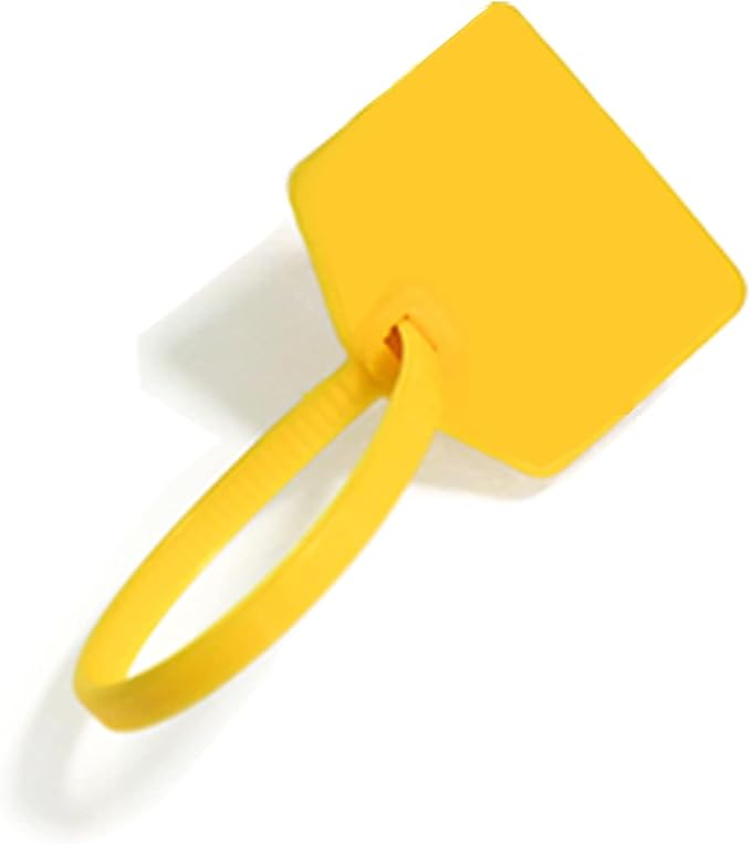 Waterproof Shipping Tags, Nylon Writable Marker Ties Luggage Identification Tags - Image 3