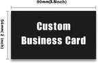 200Pcs Custom Business Cards Add Photo/LOGO/Text Personalized Business Cards - Image 2
