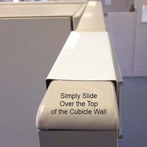 Quality Aluminum, Changeable Cubicle Nameplate Holder, Satin Silver Base - Image 5