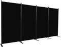 CHOSENM Room Divider, 4 Panel Folding Privacy Screens by CHOSENM