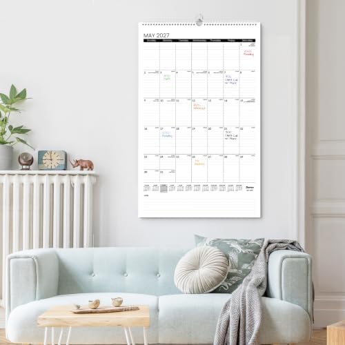 SUNEE 2026-2027 Wall Calendar Large 17"x27", 18 Month Calendar (End...
