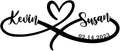 Personalized Valentine's Day Gifts, Personalized Infinity Metal Sign, Custom by HYTSIGN