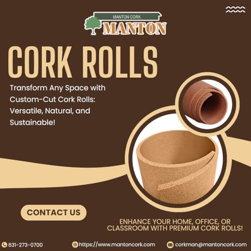 Manton Cork Premium Cork Roll - 4' x 8' x 1/4"