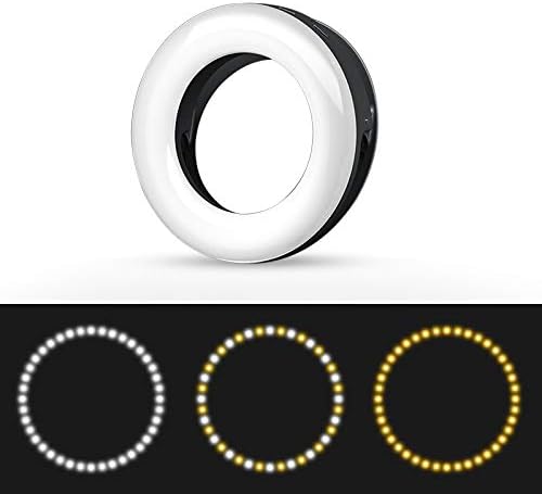 XINBAOHONG Selfie Ring Light Rechargeable Portable Clip-on Selfie Fill Light - Image 2