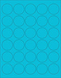 NextDayLabels 8-1/2 x 11" Neon Color High Light Fluorescent Labels by NextDayLabels