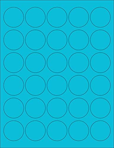 NextDayLabels 8-1/2 x 11" Neon Color High Light Fluorescent Labels by NextDayLabels
