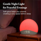 housbay sunrise alarm clock with bluetooth speaker &, package contents