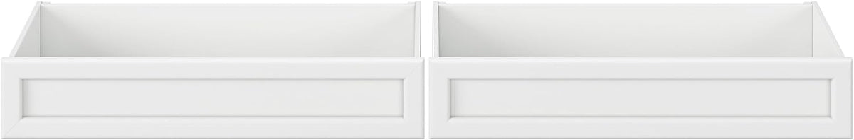 AFI, Mid-Century Modern Under Bed Storage Drawers, Queen/King/Twin XL, White