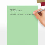 LUXPaper 8.5" x 11" Paper | Letter Size | Pastel Green | 60lb. Text | 500 Qty - Image 5