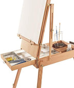 mabef m22 french sketch box easel, portable oiled on a desk or shelf