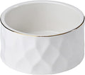Ceramic Paper Clip Holder Ceramic Paper Clip Dispenser Organizer for Office Desk Binder Clip Holder (White)