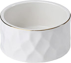 Ceramic Paper Clip Holder Ceramic Paper Clip Dispenser Organizer for Office Desk Binder Clip Holder (White)