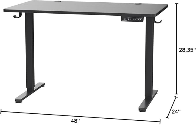 ErGear Height Adjustable Electric Standing Desk, 47.2 x 23.6 Inches Sit Stand - Image 3