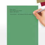 LUXPaper 8.5" x 11" Paper | Letter Size | Holiday Green | 80lb. Text | 50 Qty - Image 5