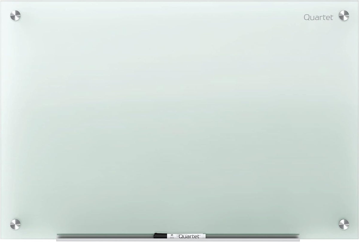 Quartet Whiteboard, Glass Dry Erase Board, Non-Magnetic, 6' x 4', Inf...